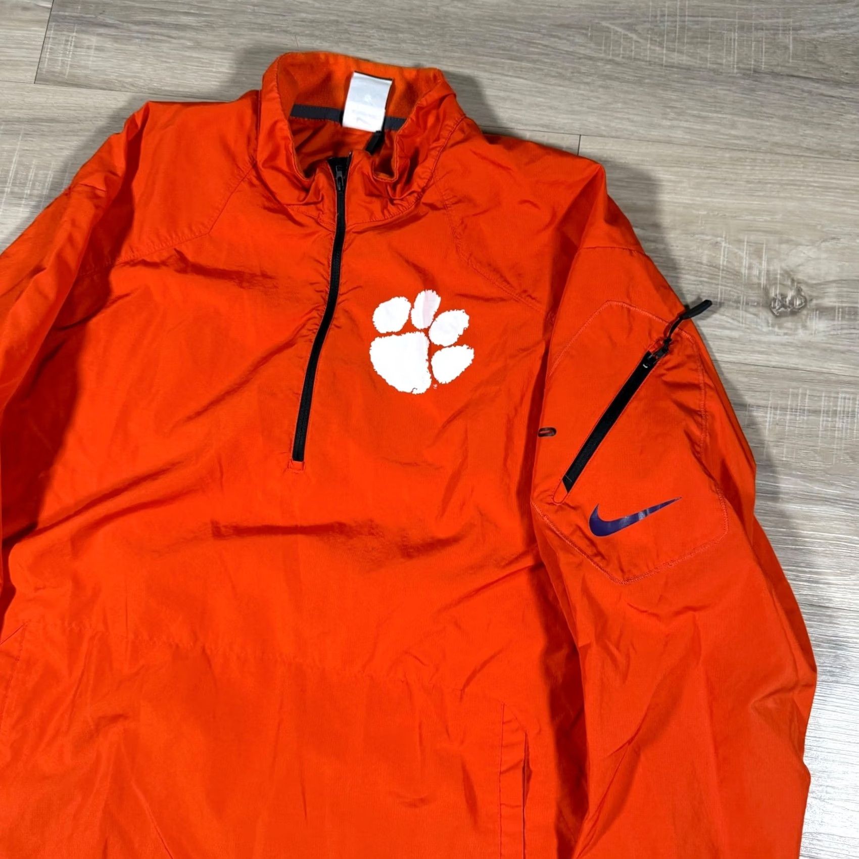 Nike Nike Clemson Tigers Orange Storm-FIT Pullover Windbreaker Jacket Waterproof XL Mens Size US XL / EU 56 / 4 - 2 Thumbnail