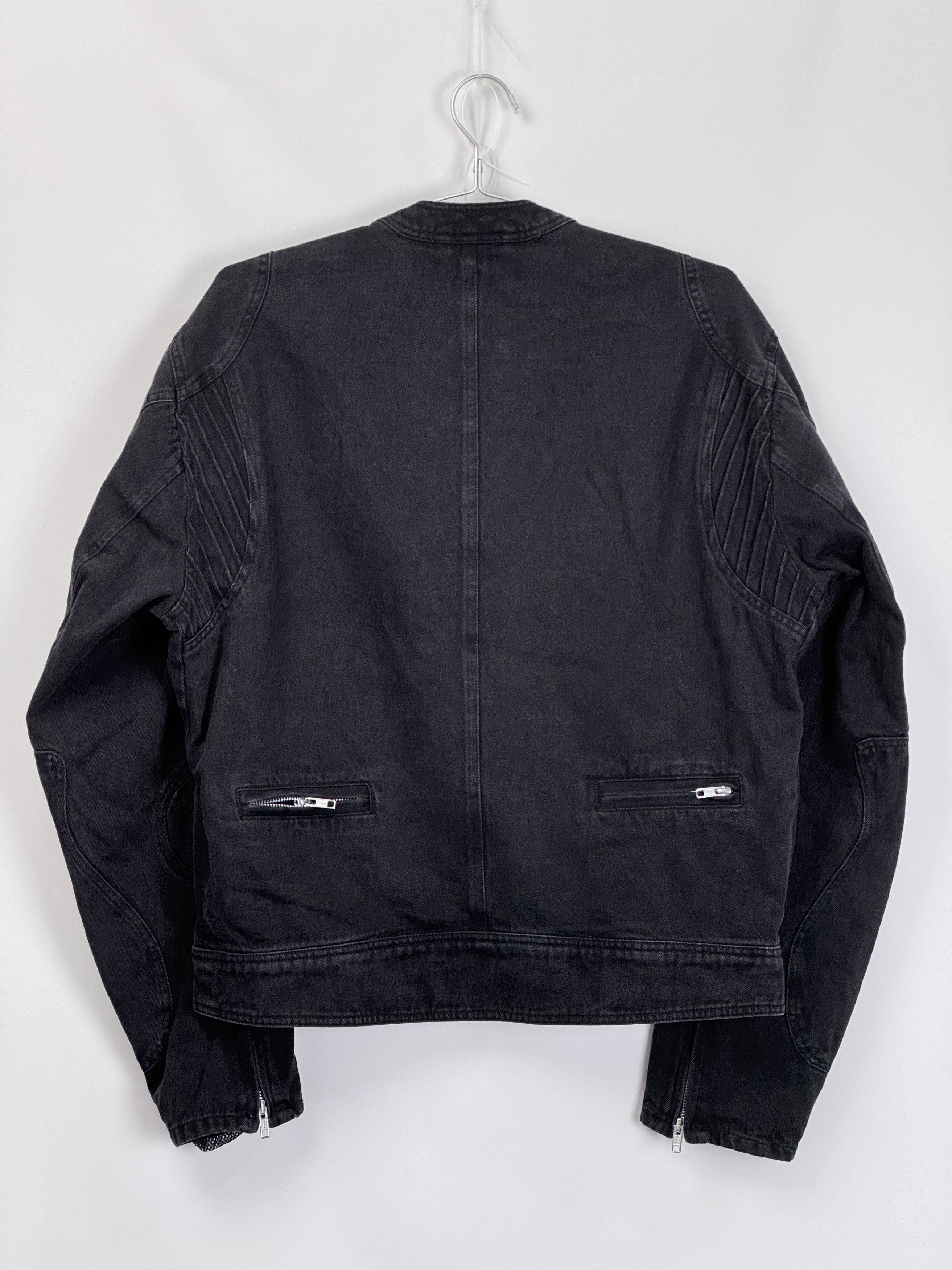 Japanese Brand SHERMER Biker Denim Jacket Size US M / EU 48-50 / 2 - 6 Thumbnail