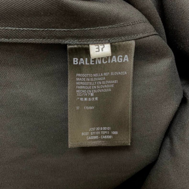 Balenciaga Balenciaga size 37 Back logo shirt 2505-Nextarrow Size US M / EU 48-50 / 2 - 7 Thumbnail