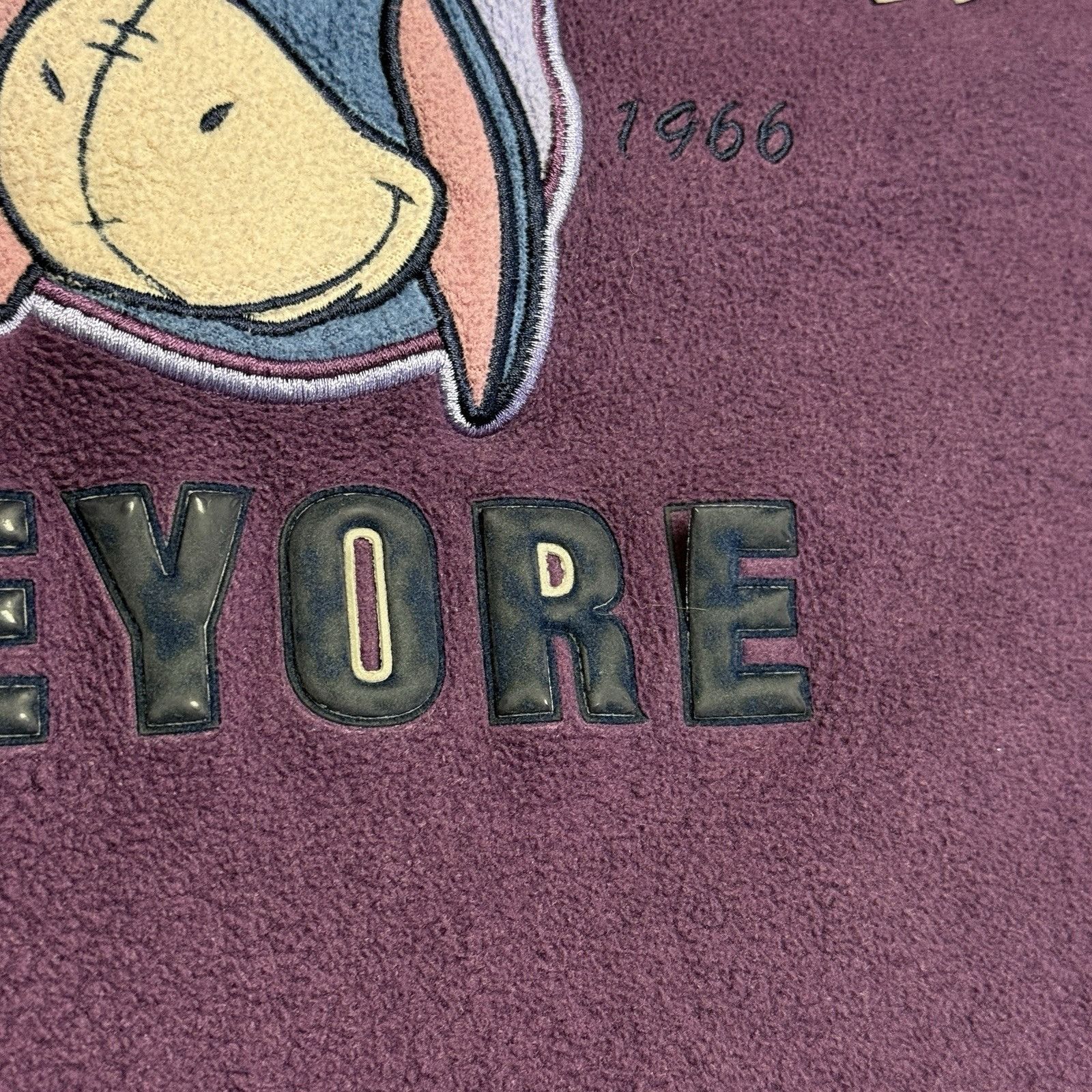 Disney Vintage Disney Eeyore Smiling Fleece Sweatshirt Womens M Size M / US 6-8 / IT 42-44 - 5 Thumbnail