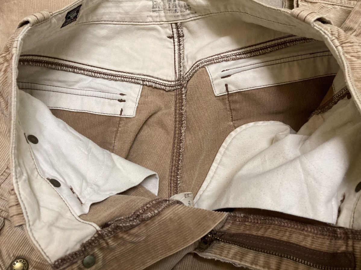 Japanese Brand Distressed Bartack Corduroy Bush Pants Size US 30 / EU 46 - 18 Thumbnail