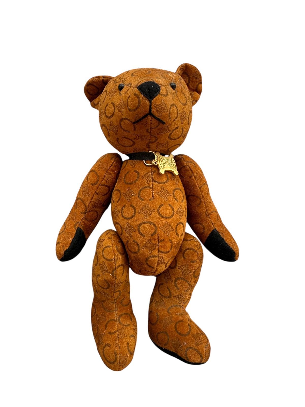 Celine CELINE vtg macadam patern bear stuffed interior Size ONE SIZE - 4 Thumbnail