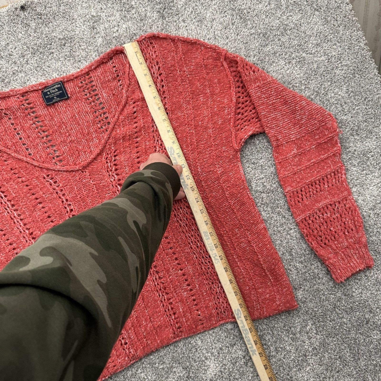 Abercrombie & Fitch Vintage Y2K Abercrombie & Fitch Sweater Women XL Open Knit Size XL / US 12-14 / IT 48-50 - 2 Thumbnail