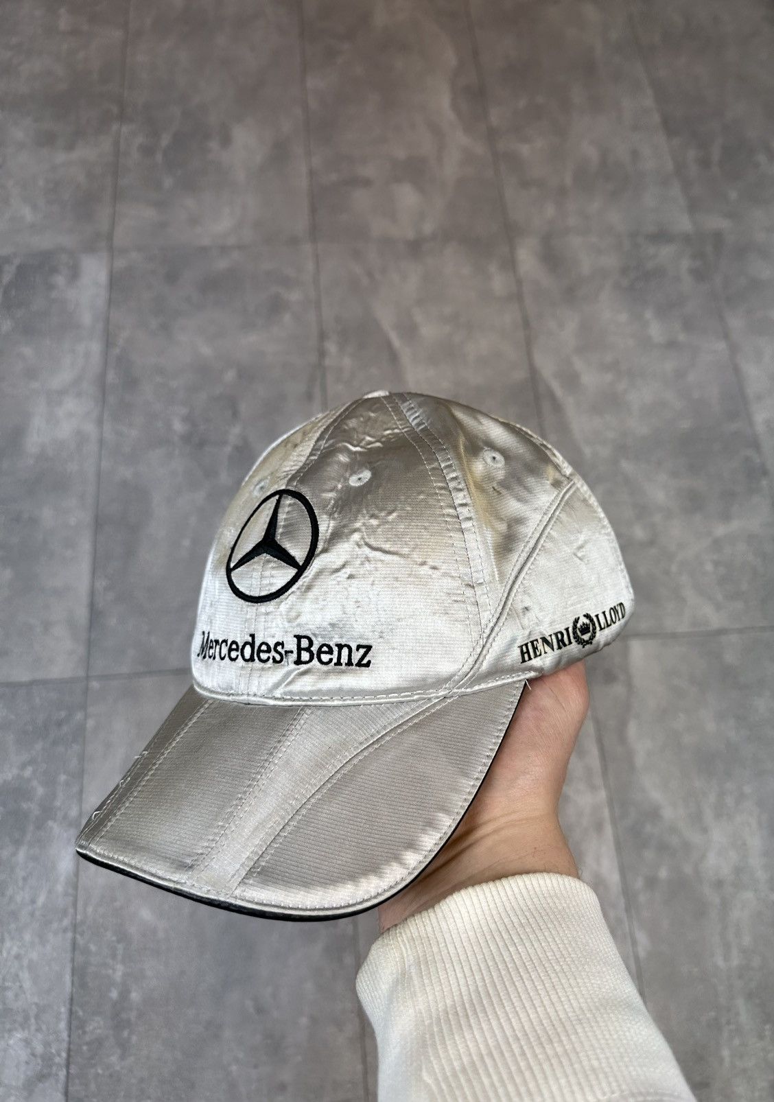 Mercedes-Benz Men’s vintage Petronas Mercedes Benz F1 Henri Lloyd cap Size ONE SIZE - 1 Thumbnail