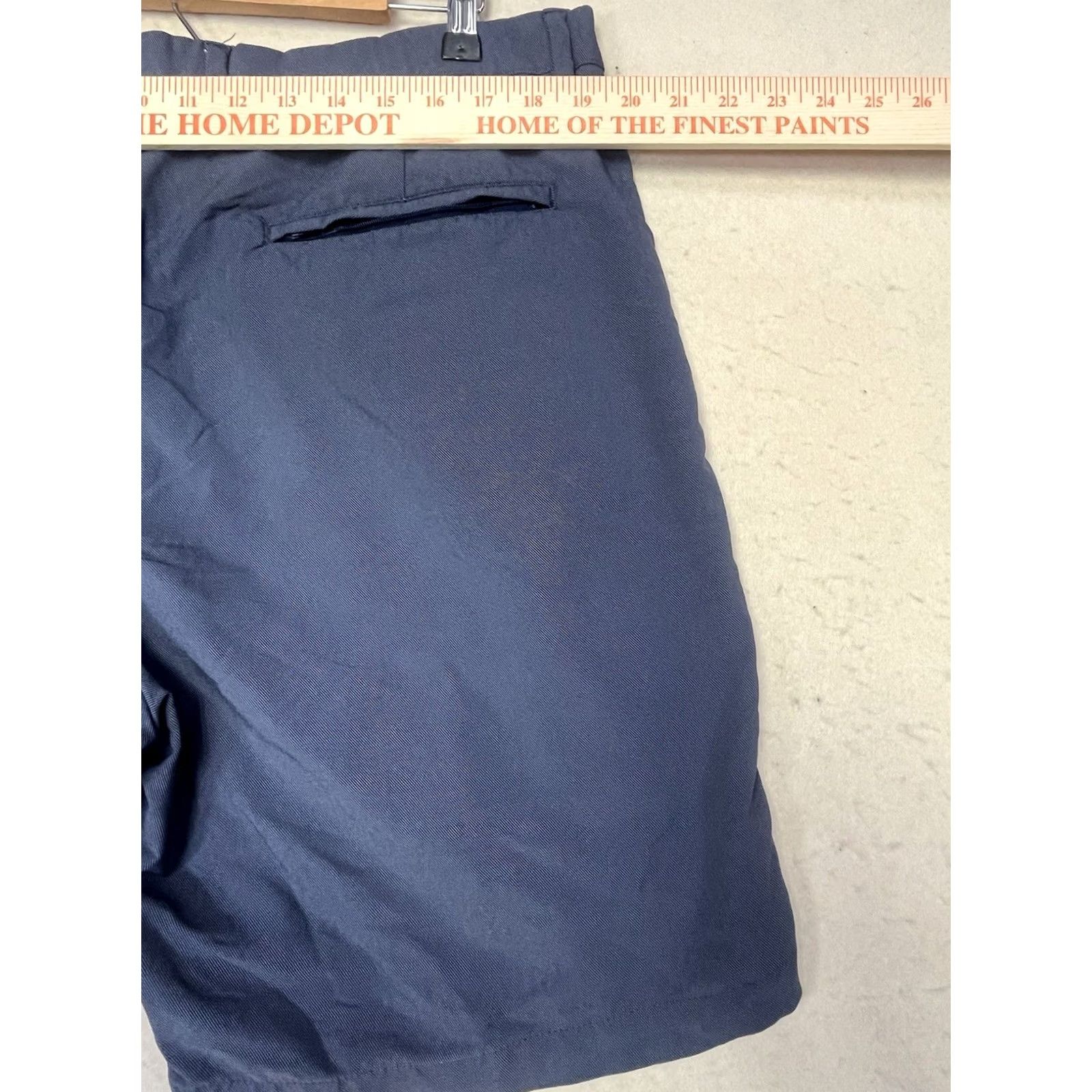 Vintage Greg Norman Men’s Size 36 Blue Golf Shorts Chino Polyester blend Size US 36 / EU 52 - 3 Thumbnail