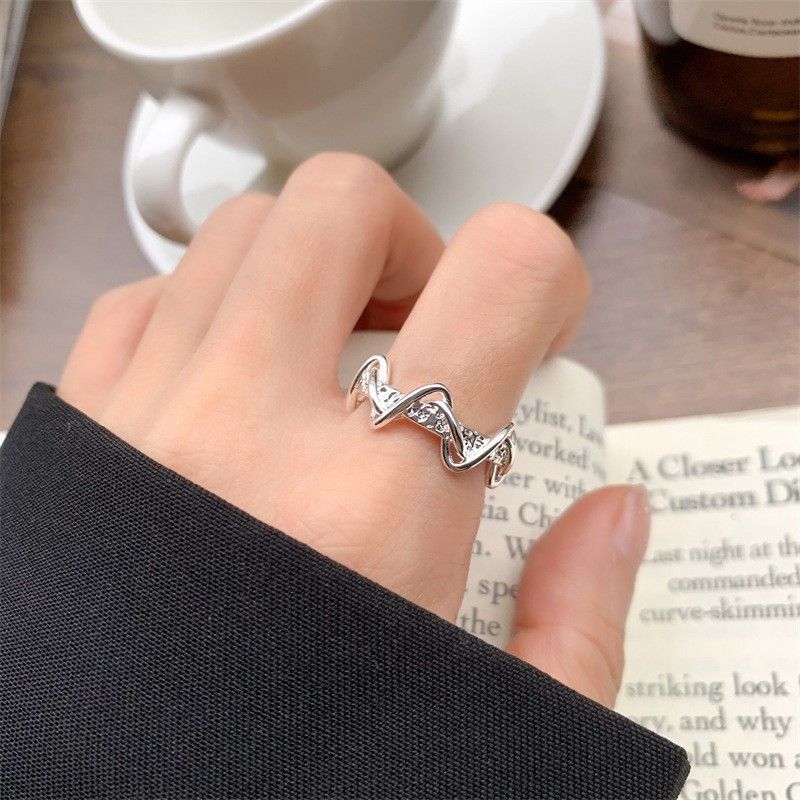 Jewelry Rare Jewelry Rings Open Size Chrome Ring (Size 7-13) Size ONE SIZE - 1 Thumbnail
