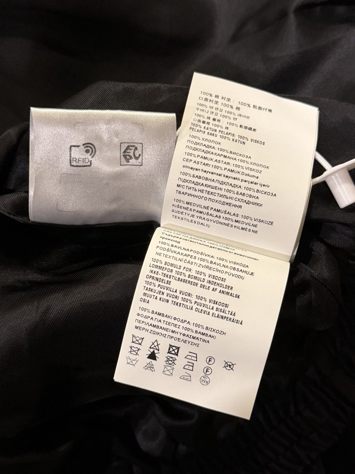 Miu Miu Miu Miu Garment Dyed Navy Workers Bomber Jacket Size US XL / EU 56 / 4 - 20 Thumbnail
