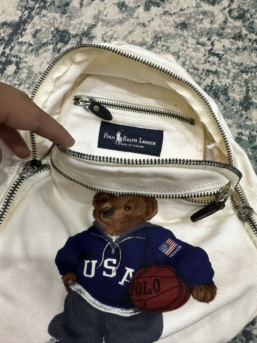 Polo Ralph Lauren Vintage Polo Bear Ralph Lauren Heavy Cotton Backpack Size ONE SIZE - 12 Thumbnail