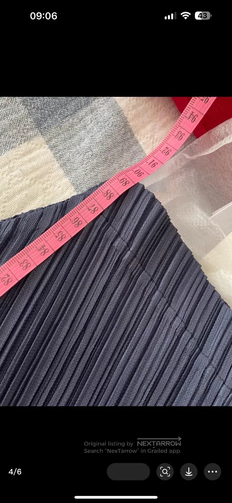Issey Miyake Issey Miyake size:3 Ruched Asymmetrical Pants Size 22" - 4 Thumbnail