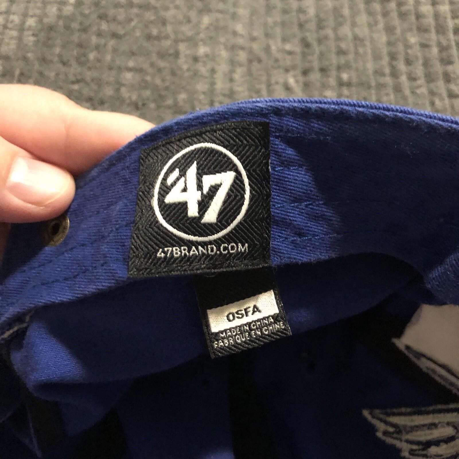 47 St. Louis Battlehawks XFL 47 Brand Blue Adjustable Hat Size ONE SIZE - 7 Thumbnail