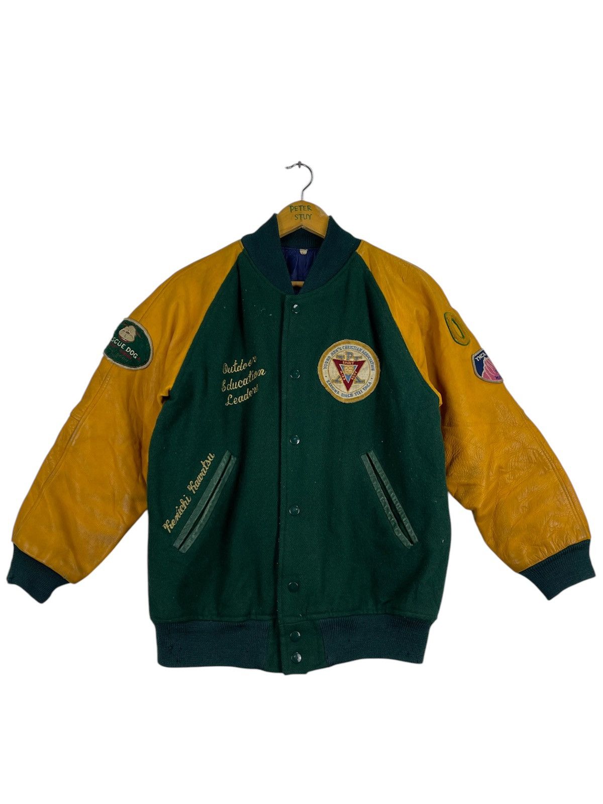 Vintage × YMC Vintage YMCA Varsity Jacket Size US L / EU 52-54 / 3 - 3 Thumbnail
