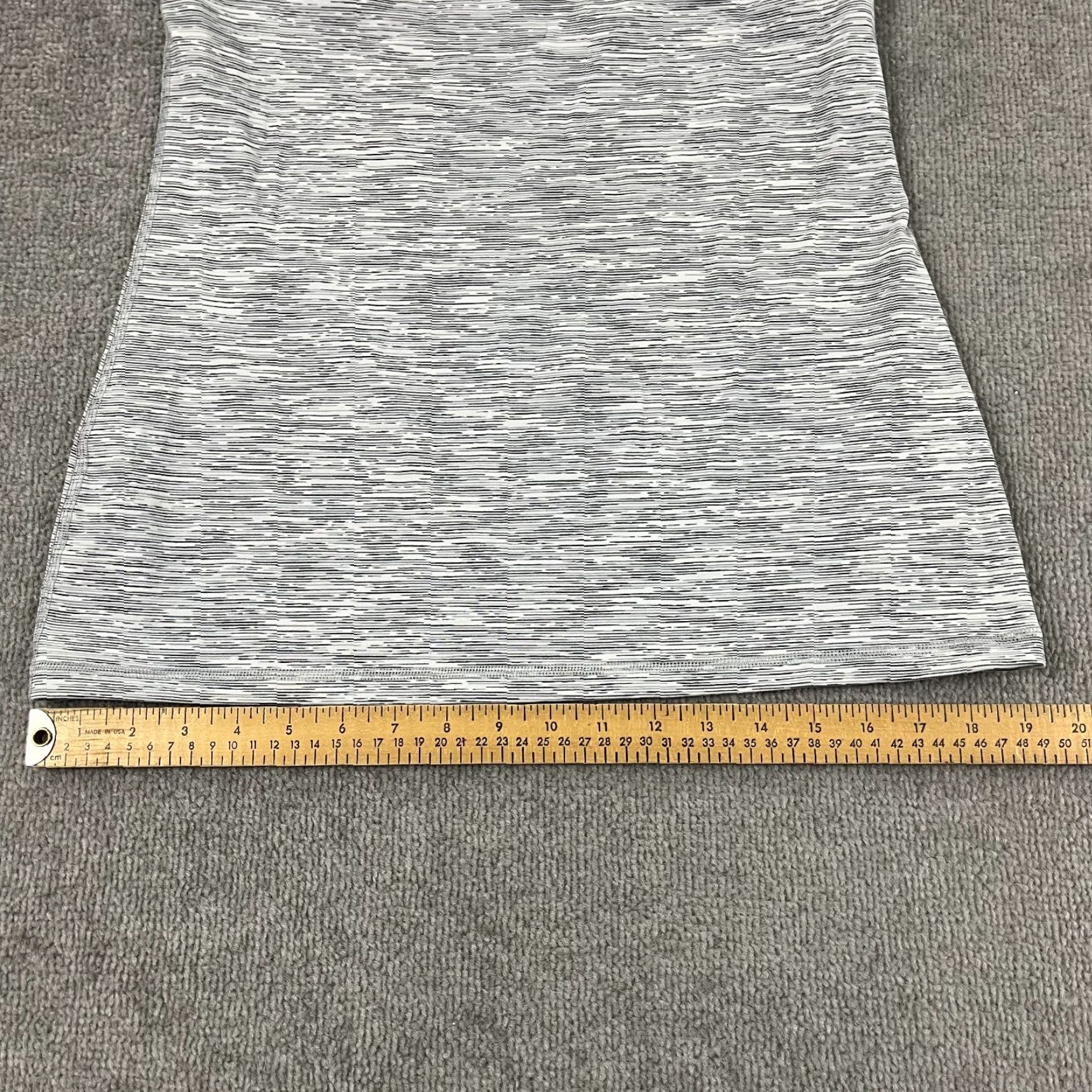 Lululemon LULULEMON Power Pose Y Tank Top Womens Size 10 Heather Gray Gym Yoga Active Work Size L / US 10 / IT 46 - 6 Thumbnail