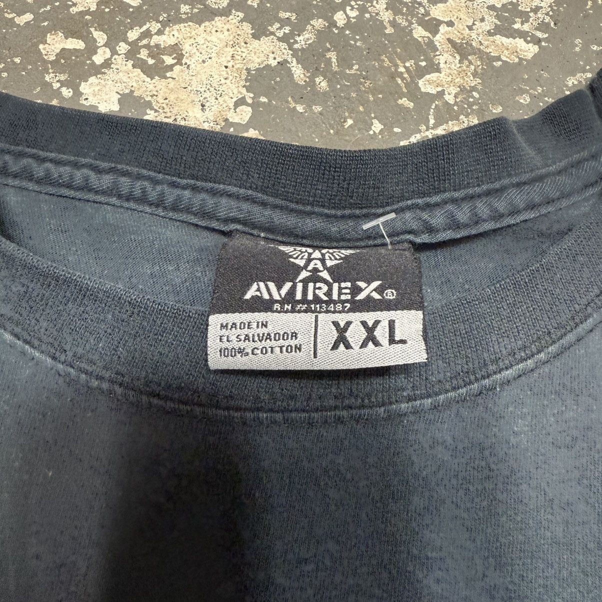 Avirex Vintage Avirex Black Graphic Tshirt Size US XXL / EU 58 / 5 - 4 Thumbnail