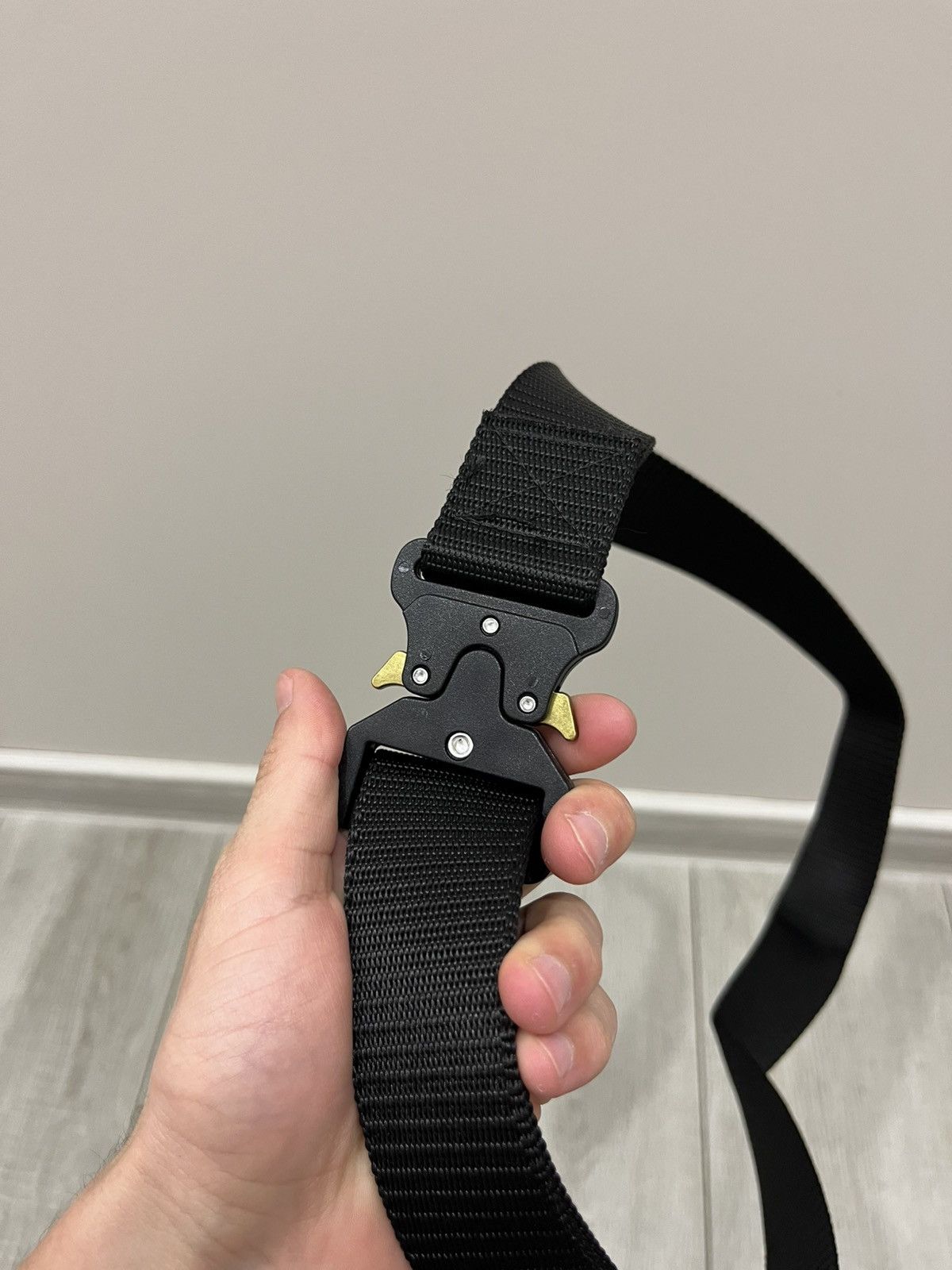 B.B. Simon Vintage 90s Y2K Alyx Style Tactical Belt Black Buckle Size ONE SIZE - 2 Thumbnail