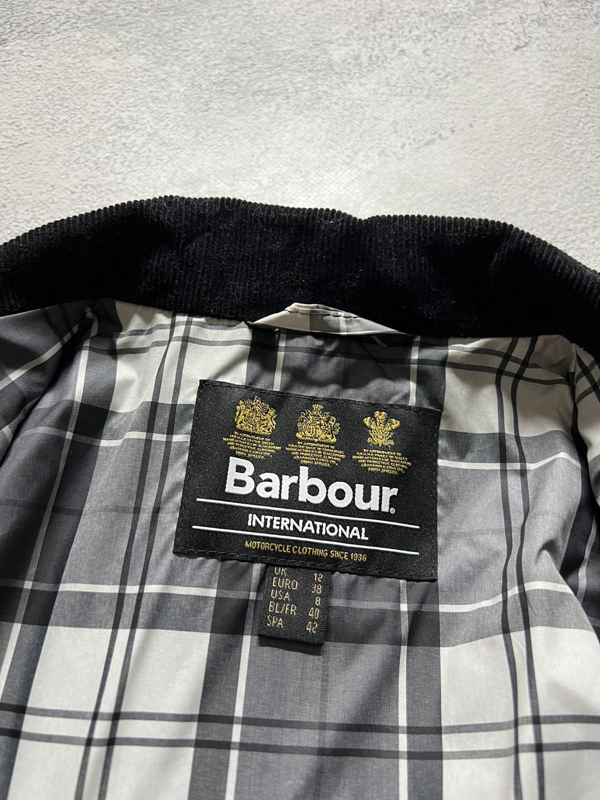 Barbour × Vintage Vintage Barbour International B.Intl Atomizer Wax Jacket 00s Size M / US 6-8 / IT 42-44 - 10 Thumbnail
