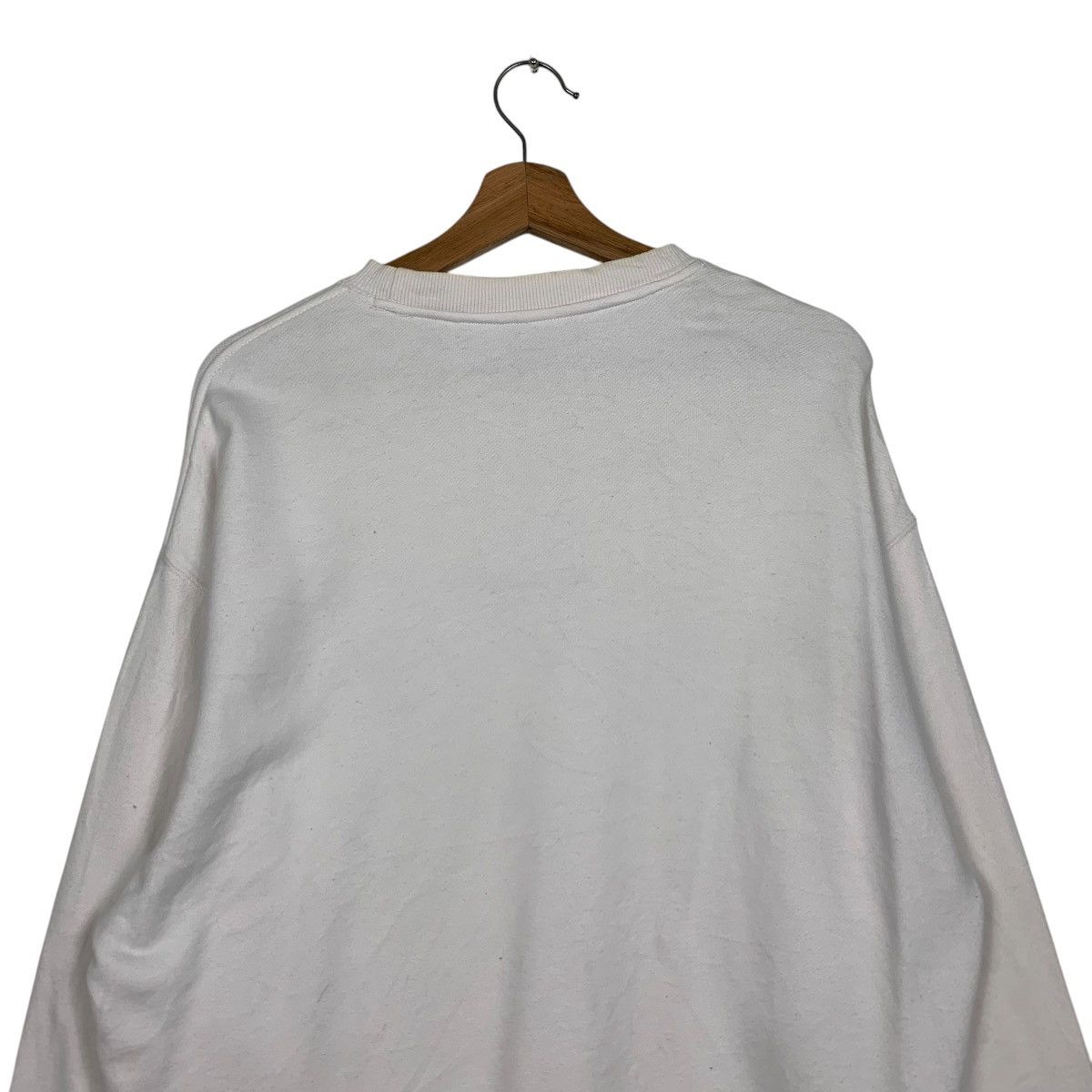 Champion CHAMPION Embroidery Center Logo White Sweatshirt #1579-C71 Size US M / EU 48-50 / 2 - 18 Thumbnail
