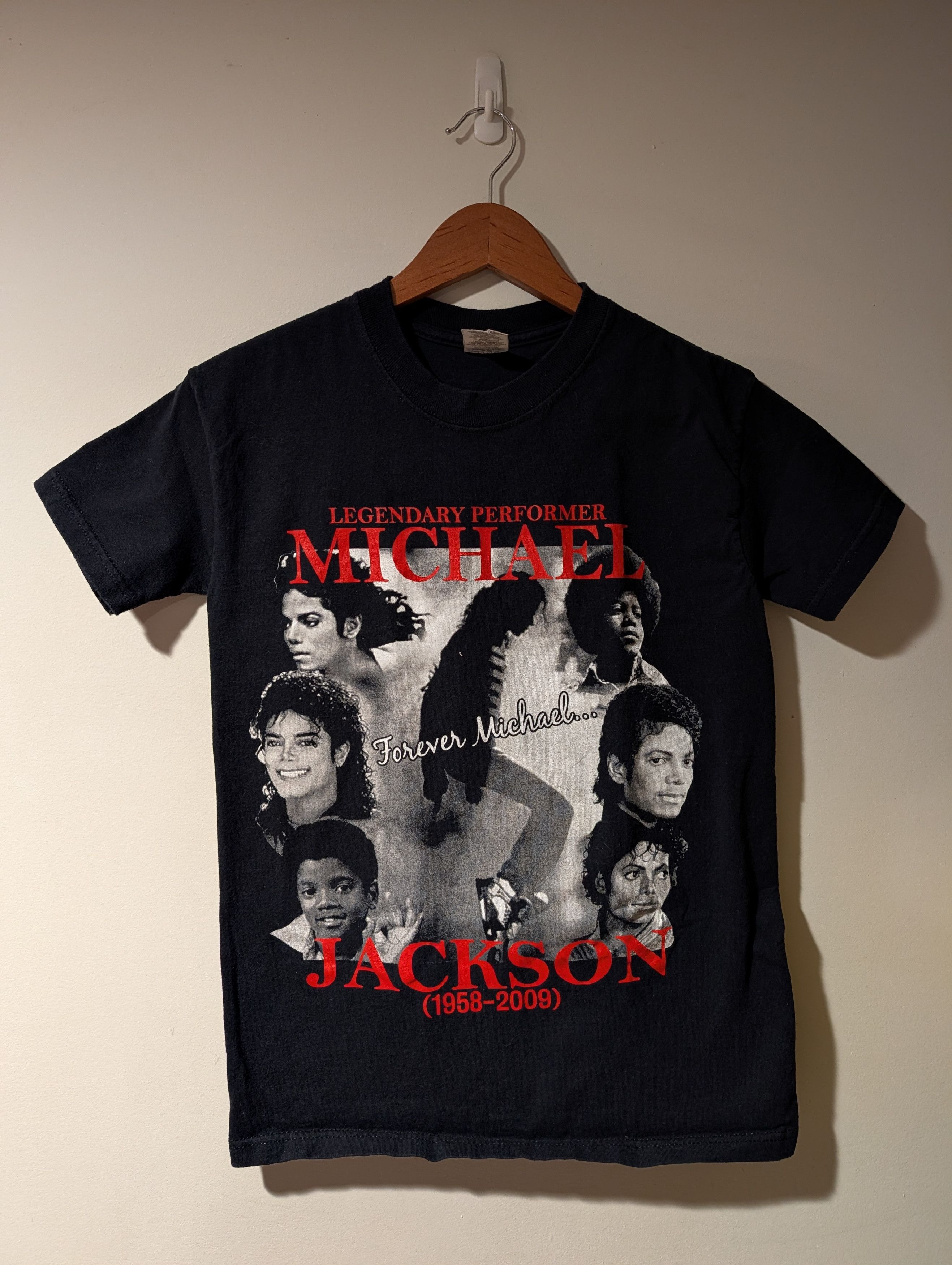 Michael Jackson 1958-2009 Vintage Michael Jackson Memory Tee Shirt