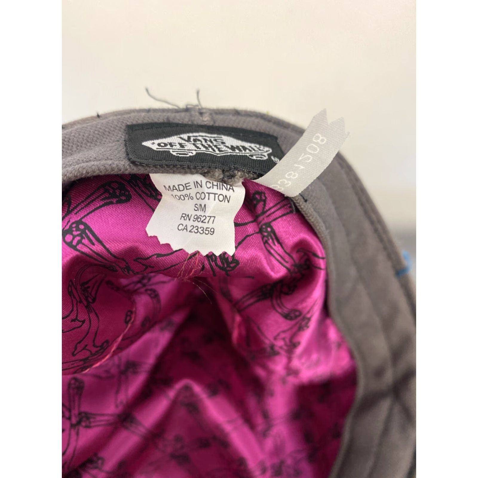 Vans VANS Army Cap Adjustable S/M Brown Pink Script Unisex Adult Cotton Golf Hat Size ONE SIZE - 8 Thumbnail
