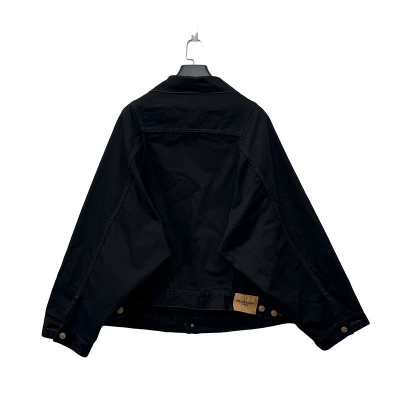 Balenciaga Balenciaga size 38 Black silhouette denim jacket Size XS / US 0-2 / IT 36-38 - 2 Thumbnail