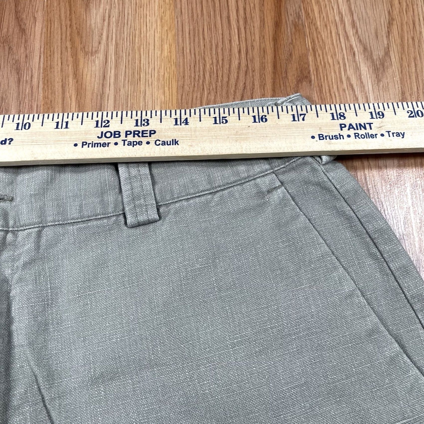 Cubavera Cubavera Shorts Mens 36 Beige Linen Cotton Blend Flat Front Khaki Chino Slack Mens Regular Flat Front Nylon? Size US 36 / EU 52 - 4 Thumbnail