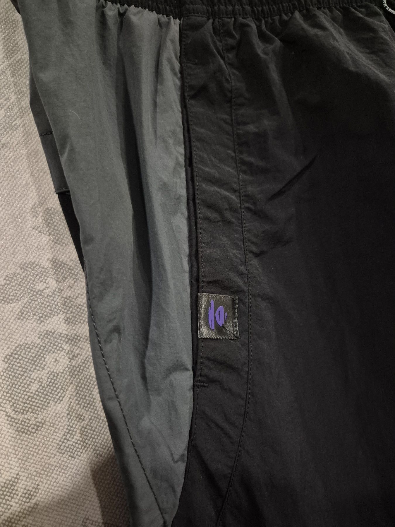 Aape AAPE by A Bathing Ape Black Nylon Lounge Pants Size US 36 / EU 52 - 7 Thumbnail