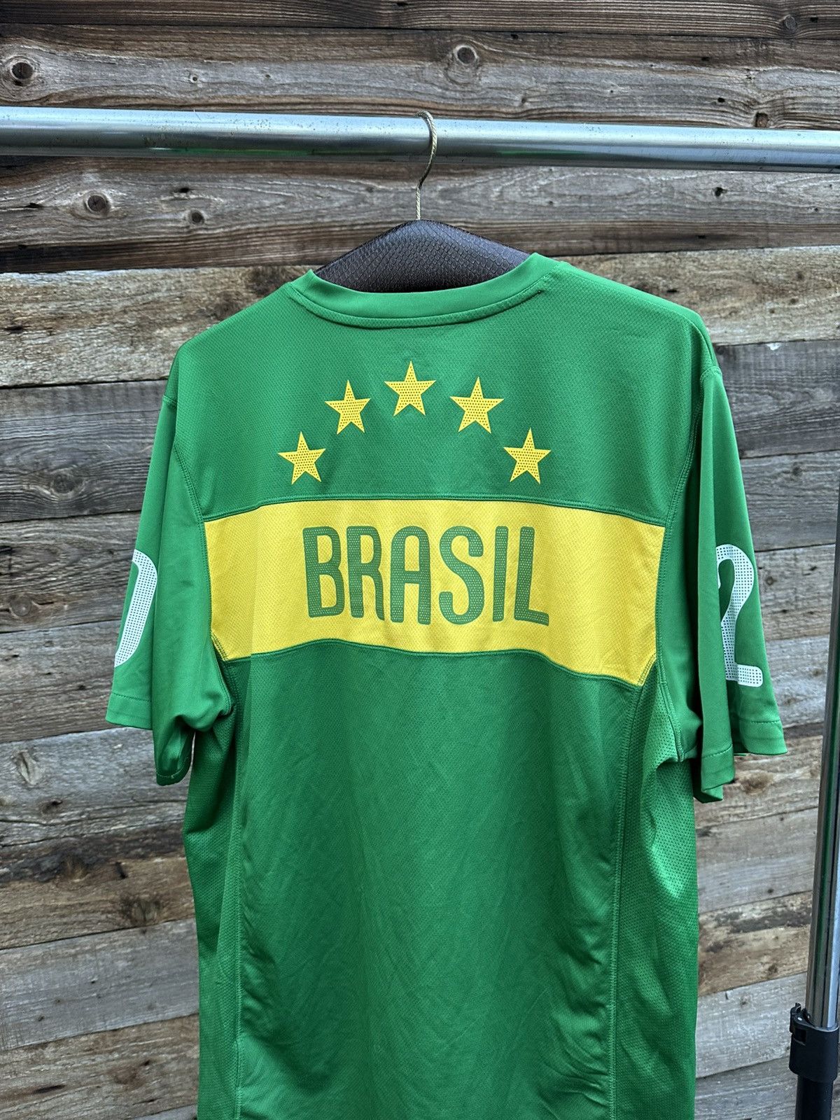 Nike × Vintage 2010 Brazil Training Soccer Jersey Size US XL / EU 56 / 4 - 5 Thumbnail
