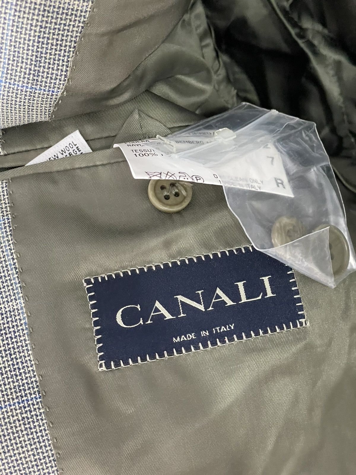 Canali Canali Vintage Luxury Italian Blazer Jacket Size 52R - 6 Thumbnail