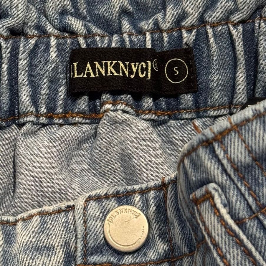 BLANKNYC BLANKNYC Denim Cargo Shorts Paperbag Waist High Rise Blue S Size 25" / US 0 / IT 36 - 2 Thumbnail