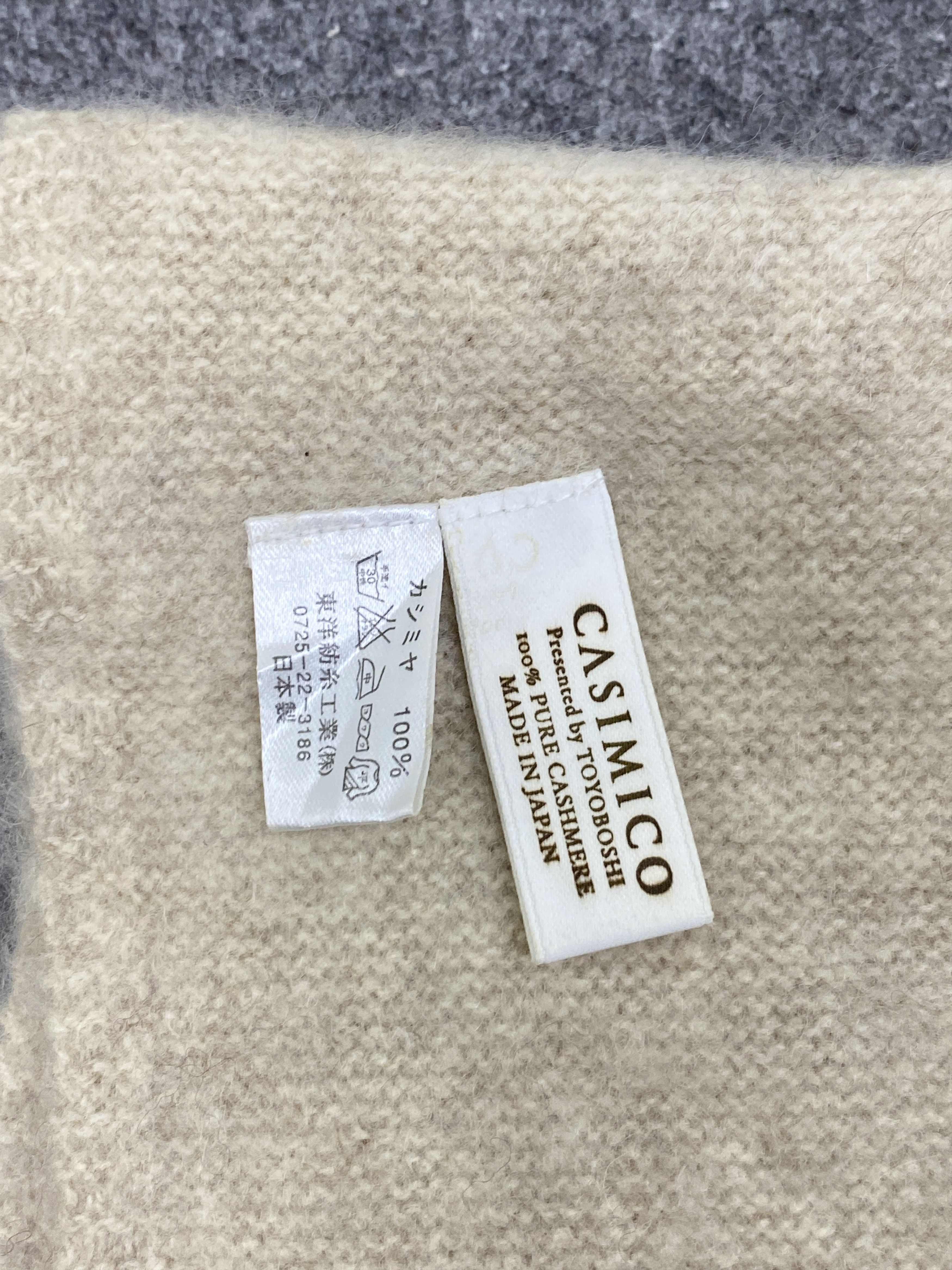 Japanese Brand Japanese Brand Cashmere Scarf / Muffler / Neckwear SC0294 Size ONE SIZE - 9 Thumbnail