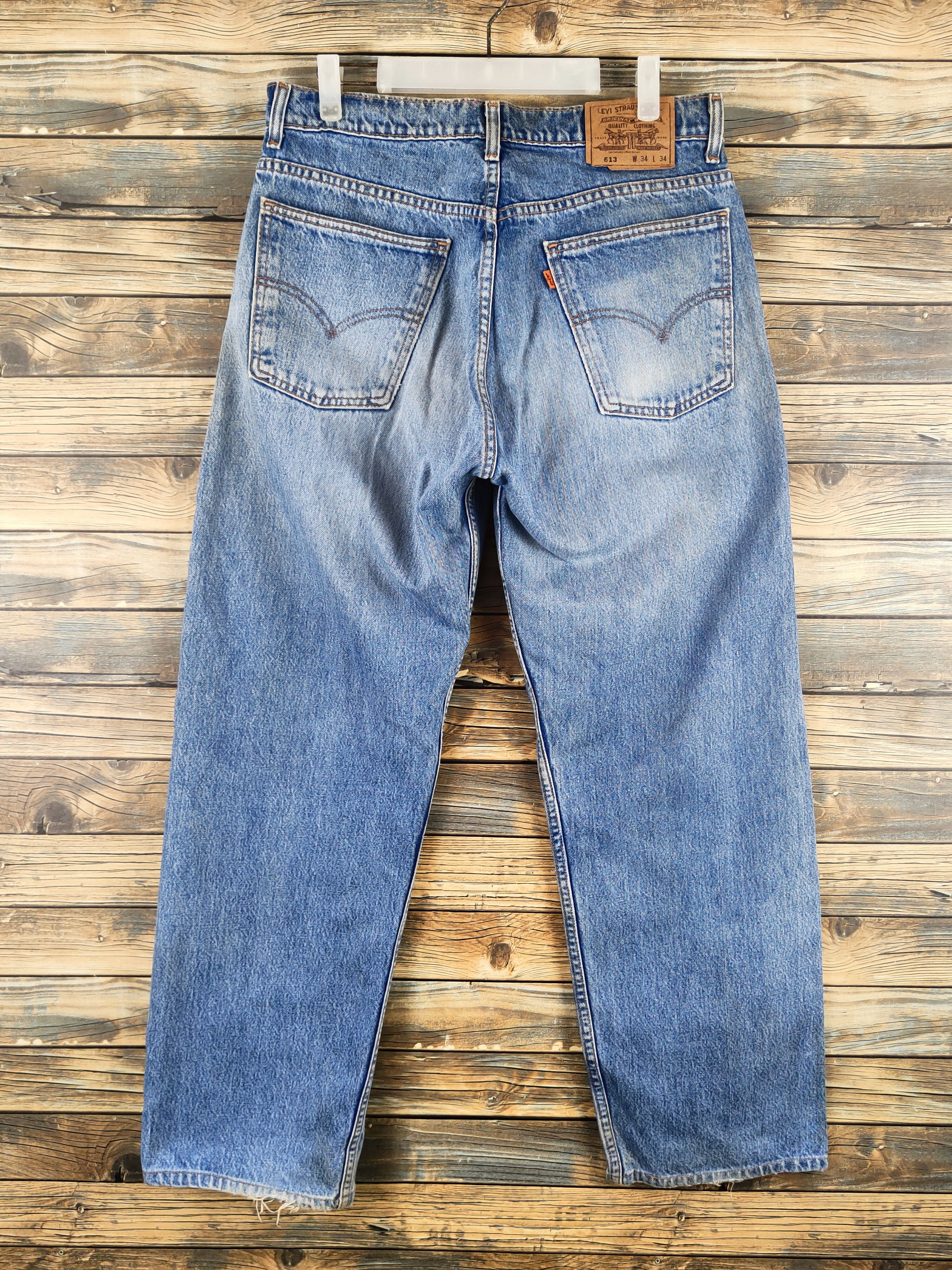 Levi's 613 Levi's orange tab Distressed Ripped Jeans #S2831 Size US 32 / EU 48 - 7 Thumbnail