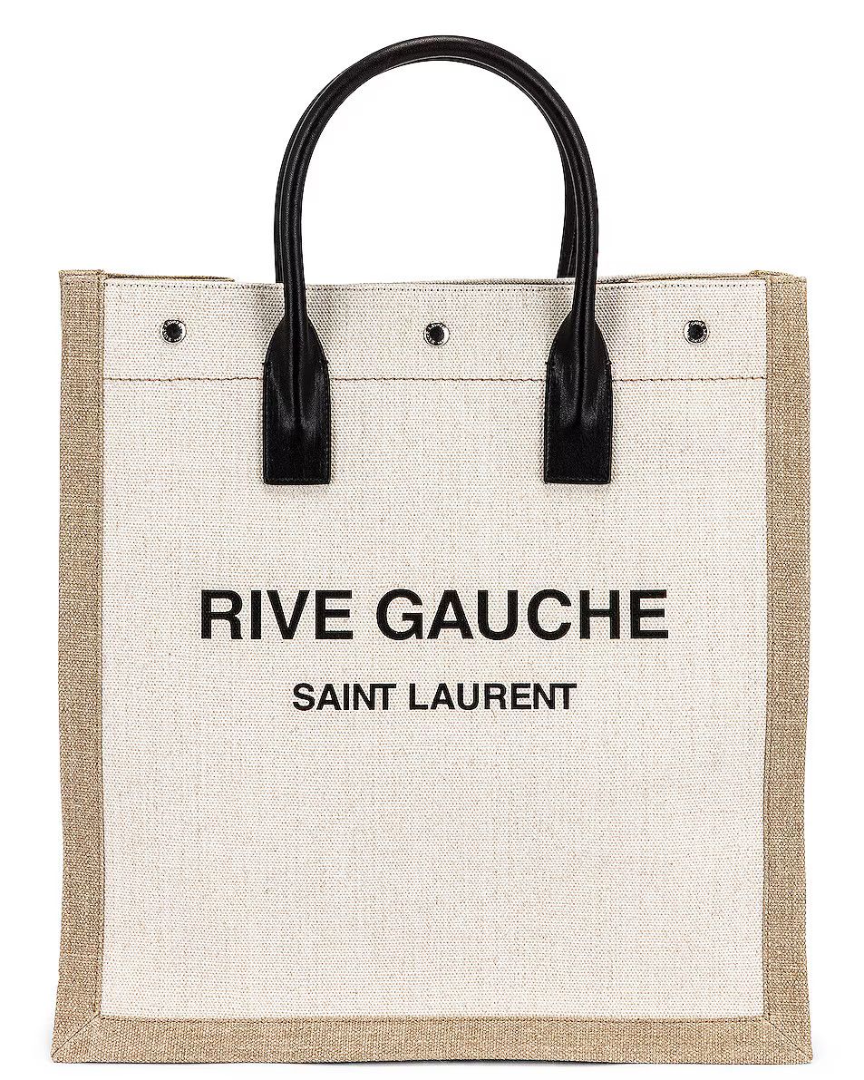 Saint Laurent Paris o1tr1nto0425 Size: OS / 631682 Rive Gauche Tote Bag Canvas Size ONE SIZE - 1 Thumbnail
