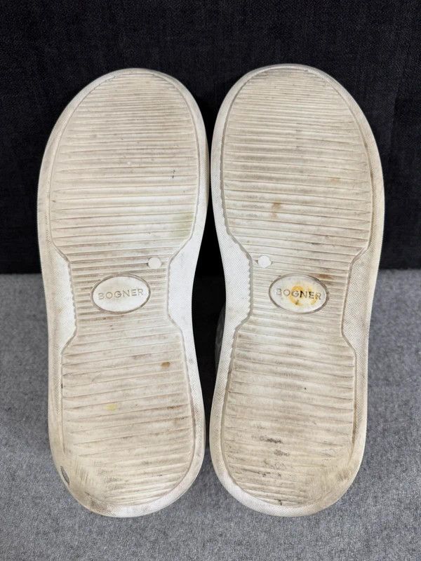 Bogner Bogner Milan Monogram White Leather Low Top Sneakers 42 Size US 9 / EU 42 - 11 Thumbnail