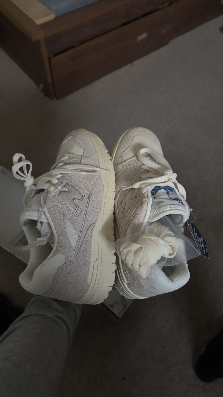 Aime Leon Dore × New Balance New balance x ALD 550 off white colorway Size US 9 / EU 42 - 4 Thumbnail