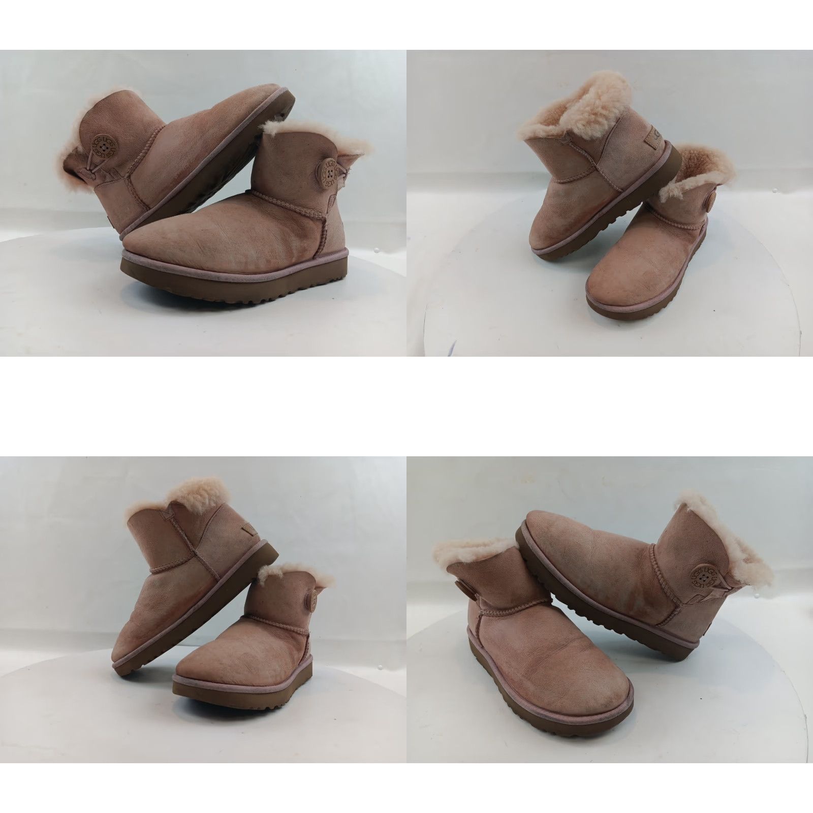 Ugg UGG Boots Mini Bailey Button II Women's Adult Size 8 Pink Sheepskin Size US 8 / IT 38 - 9 Thumbnail