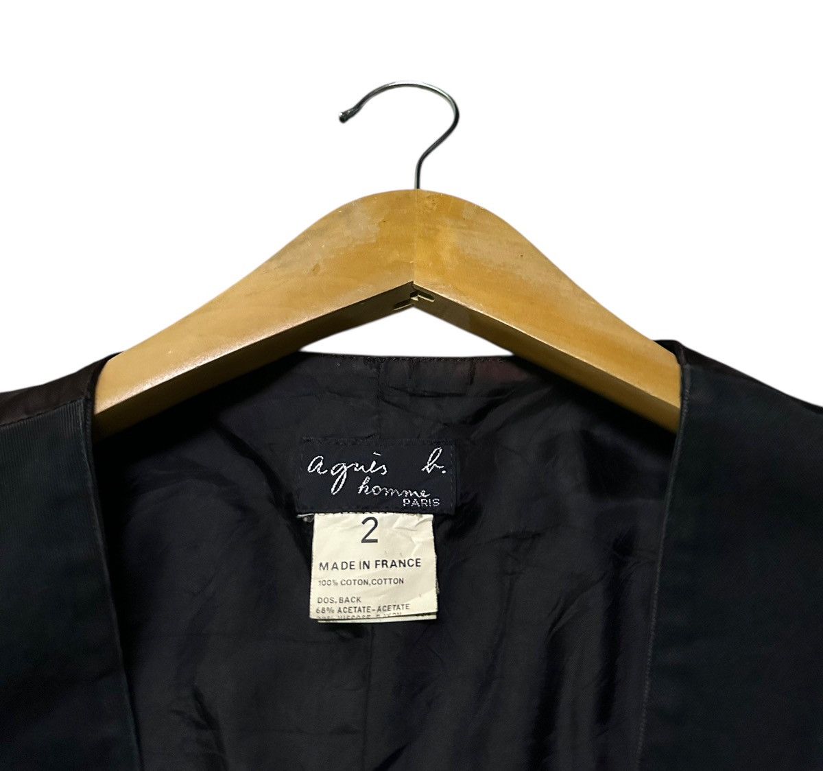 agnes b. Agnes b black vest Size US S / EU 44-46 / 1 - 2 Thumbnail
