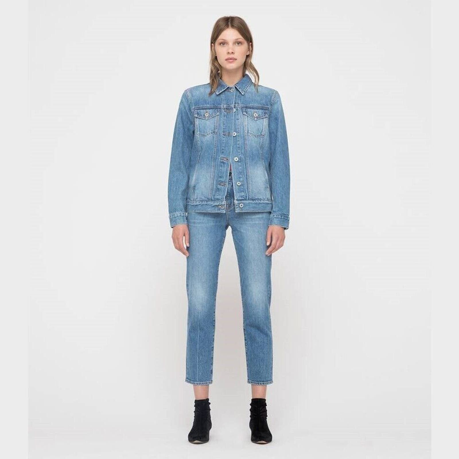 image of Baldwin Women S Blue Stevie Denim Jacket Size S