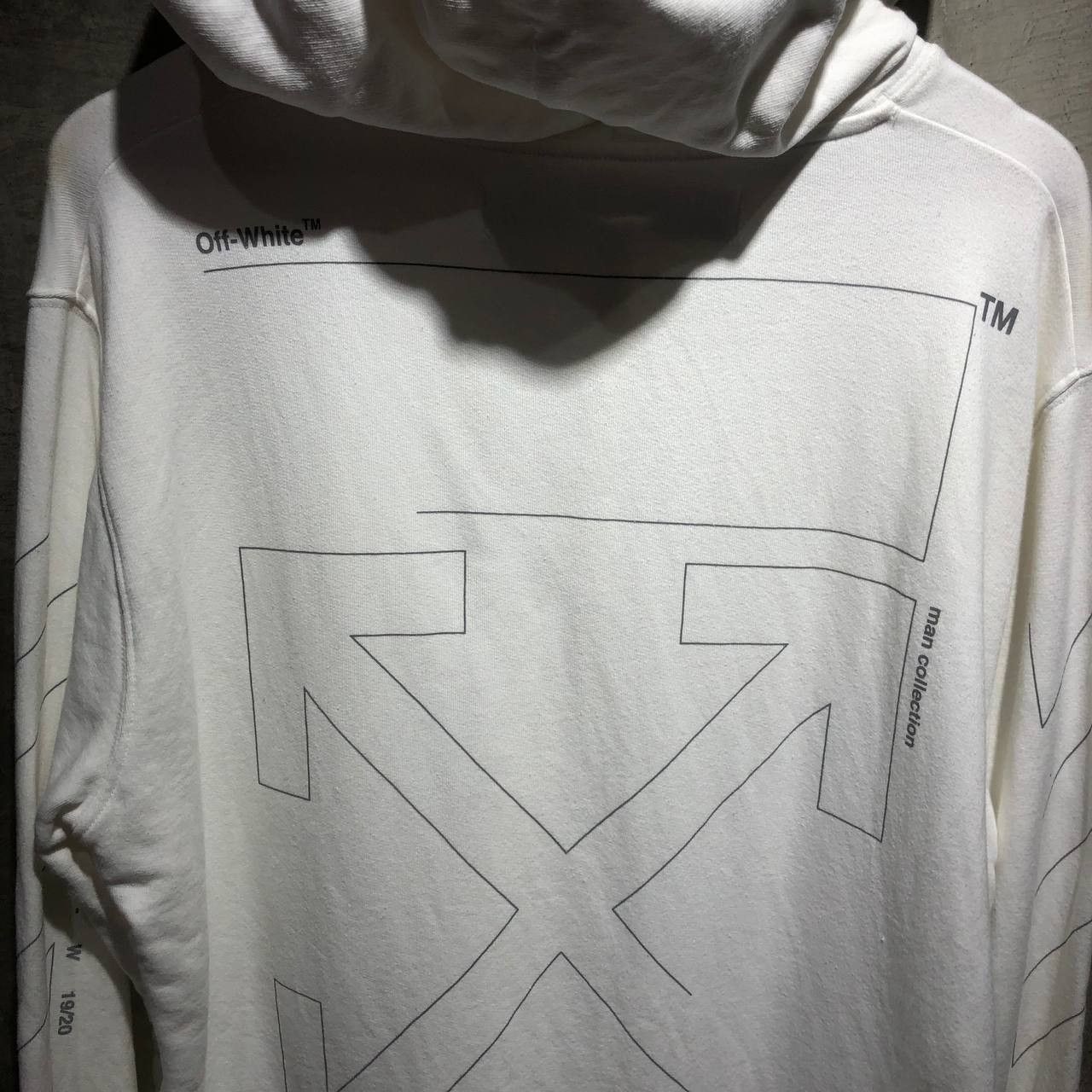Off-White Off-White Unfinished Arrows hoodie Size US L / EU 52-54 / 3 - 5 Thumbnail