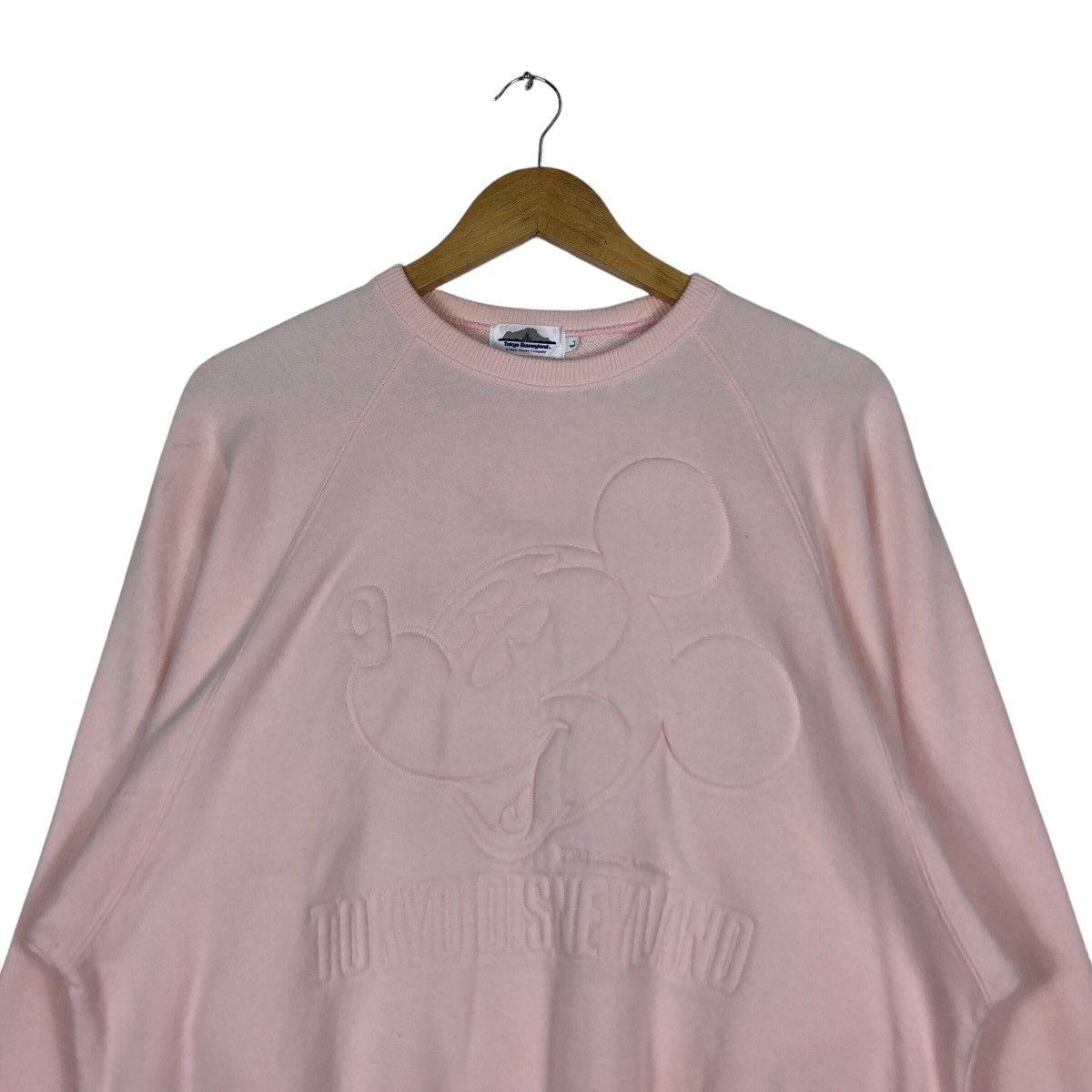 Disney × Mickey Mouse Mickey Mouse Sweatshirt Pink Color Rare Design Medium Size US M / EU 48-50 / 2 - 2 Thumbnail