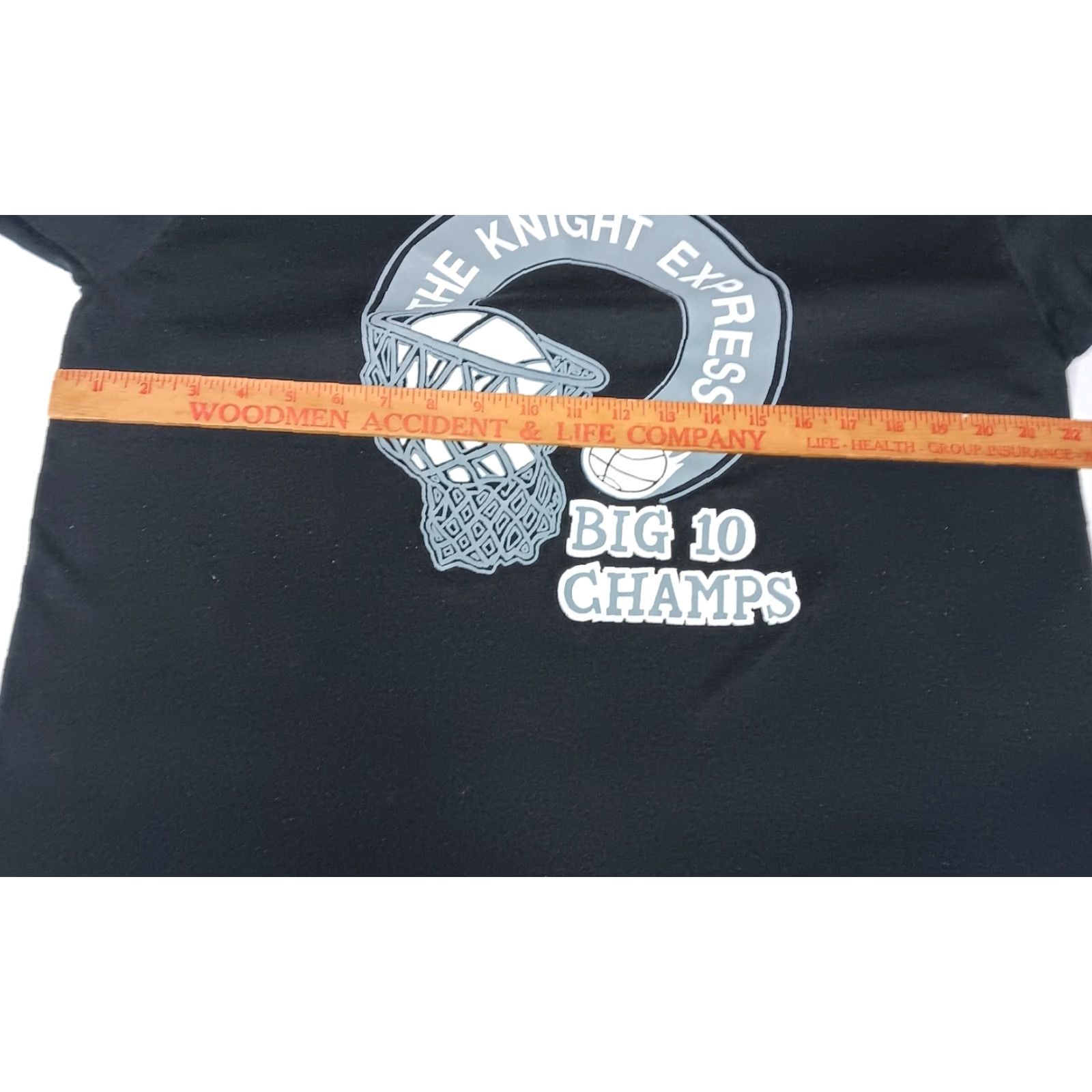 Russell Athletic VINTAGE Russell Athletic The Knight Express Basketball Big Ten Champs Shirt L Black Men’s Shirt L Russell Athletic Mens Vintage Basketball Theme 90s Size US L / EU 52-54 / 3 - 5 Thumbnail