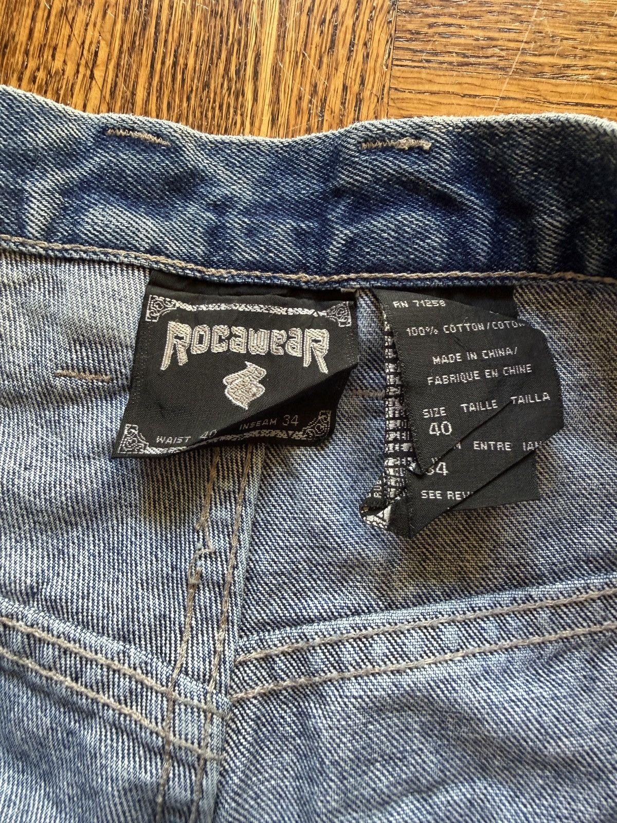 Rocawear Vintage Y2K Rocawear Embroidered Baggy Denim Jeans Size US 40 / EU 56 - 6 Thumbnail