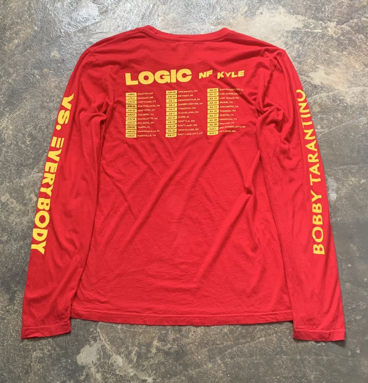 Logic LOGIC VS. EVERYBODY Tour Long Sleeve Size US XL / EU 56 / 4 - 4 Thumbnail