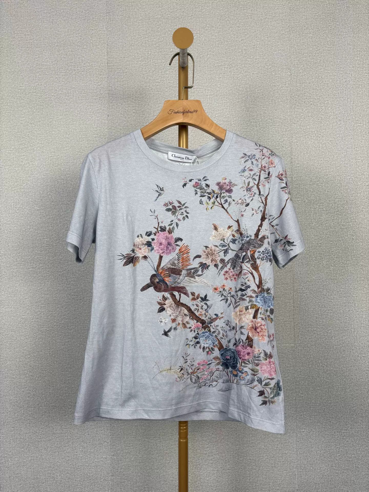 Dior dior floral print short sleeve t-shirt Size US M / EU 48-50 / 2 - 1 Thumbnail