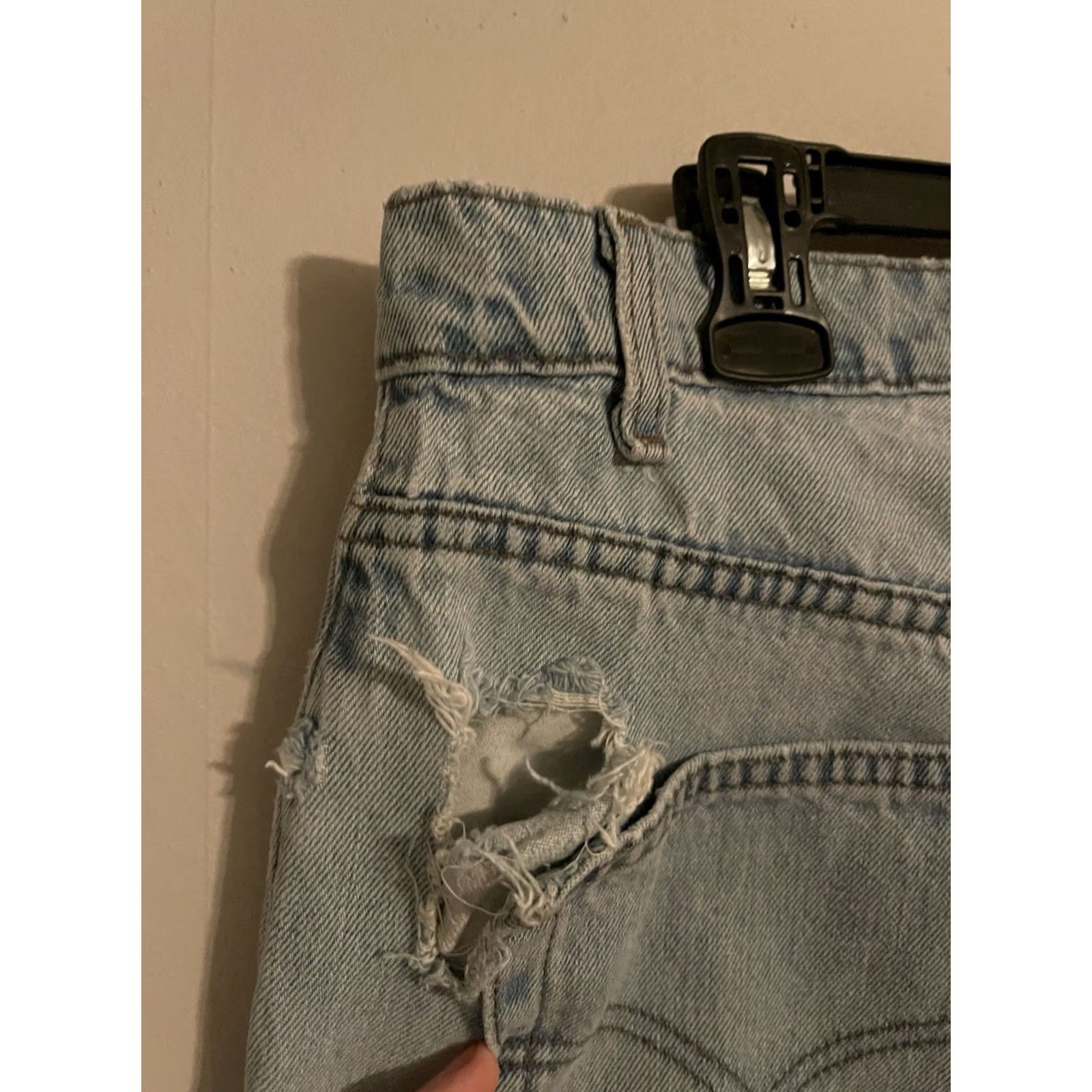 Levi's VINTAGE Levi's Silvertab Jeans Baggy Distressed USA 35x30 Mens Jeans Regular 35in Inseam Blue Cotton Denim 1996 Size US 35 - 8 Thumbnail