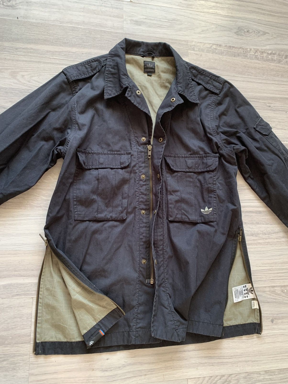 Adidas × Japanese Brand Adidas vintage Y2K Faded M65 Field Jacket Yamamoto Y-3 Vibe Size US S / EU 44-46 / 1 - 5 Thumbnail