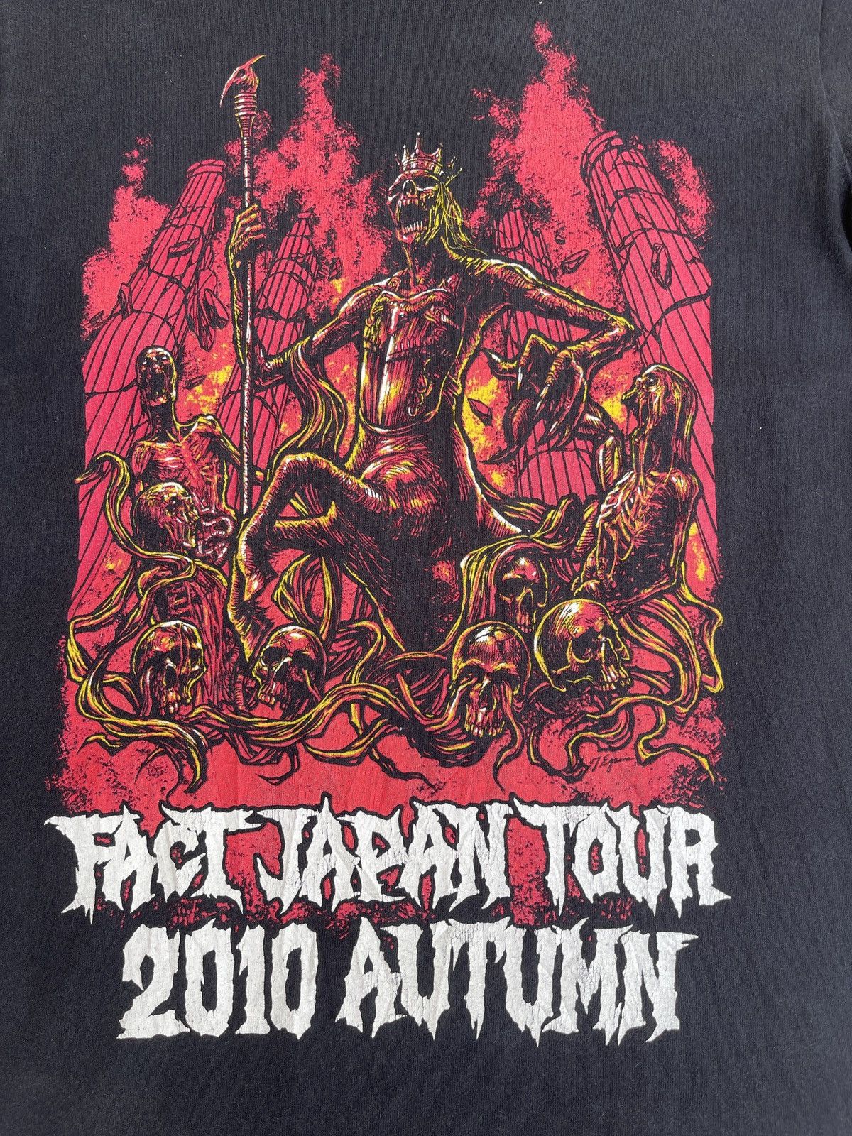 Band Tees Rare🔥Vintage y2k FACT JAPAN TOUR 2010 Autumn Tee Size US S / EU 44-46 / 1 - 3 Thumbnail