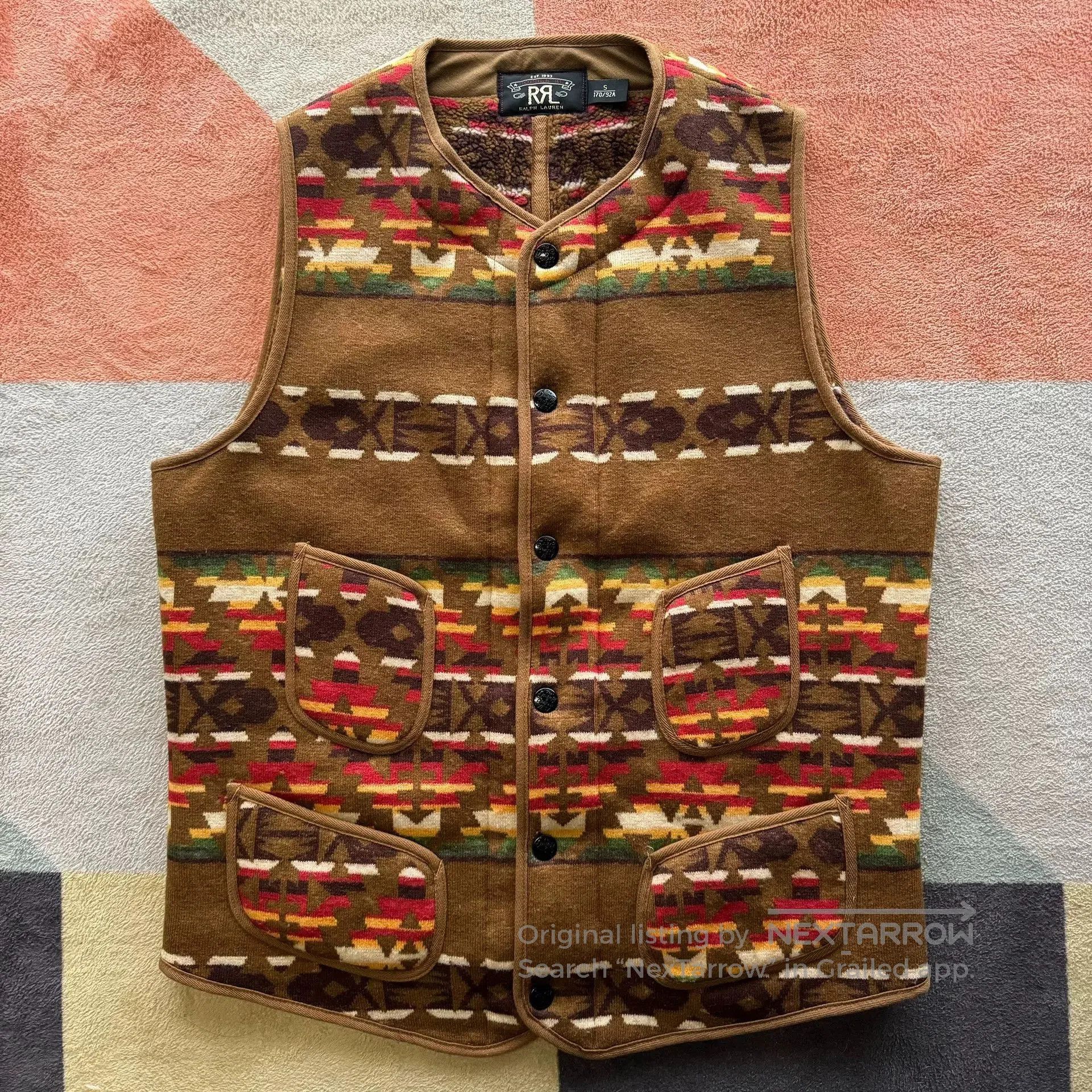 RRL Ralph Lauren Ralph Lauren Double RL Winter Vest. Size US S / EU 44-46 / 1 - 1 Thumbnail