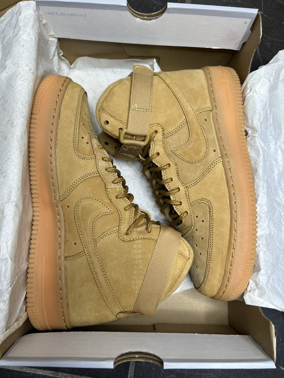 Nike Nike Air Force 1 Mid 07’ Flax High Top Size US 7 / EU 40 - 7 Thumbnail