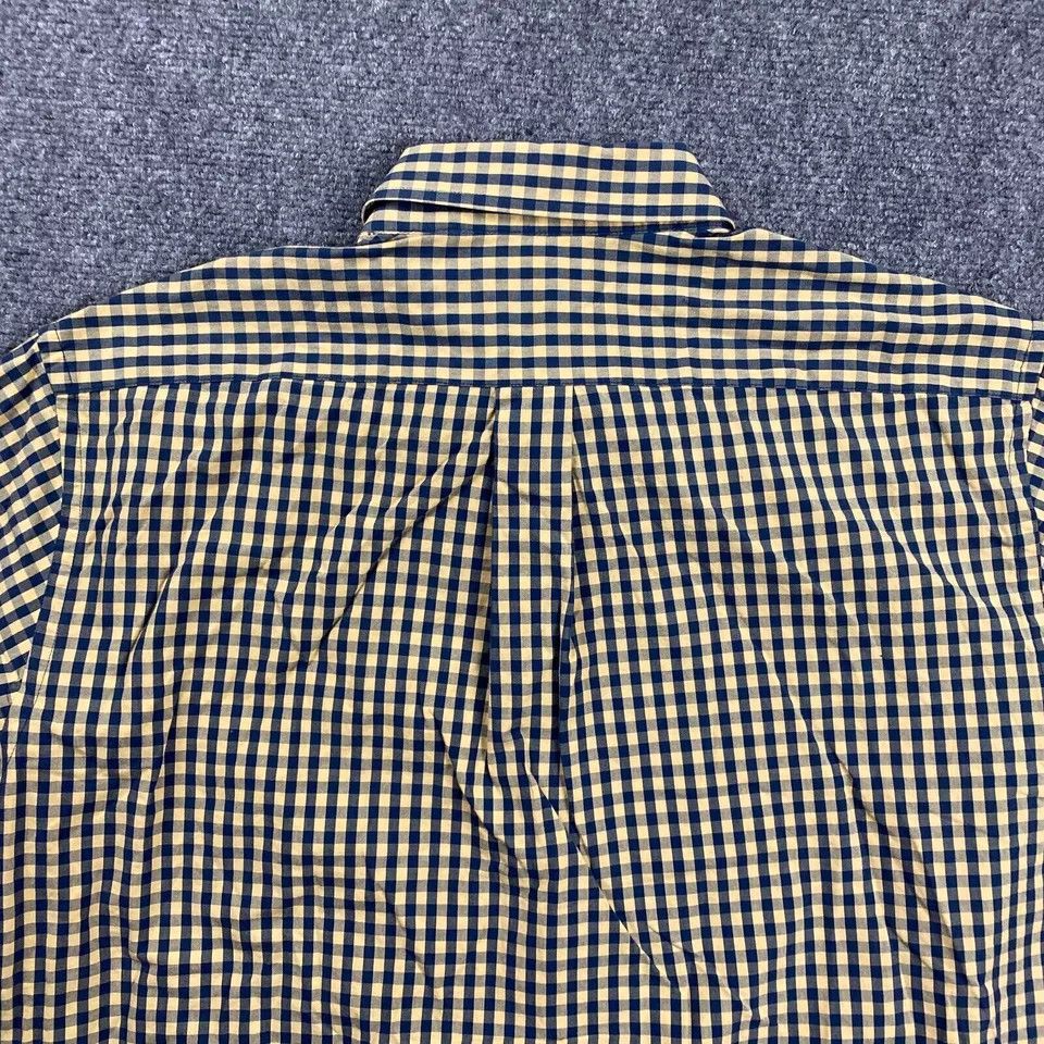 Roundtree & Yorke Roundtree & Yorke Shirt Mens Large Gingham Button Down Size US L / EU 52-54 / 3 - 8 Thumbnail