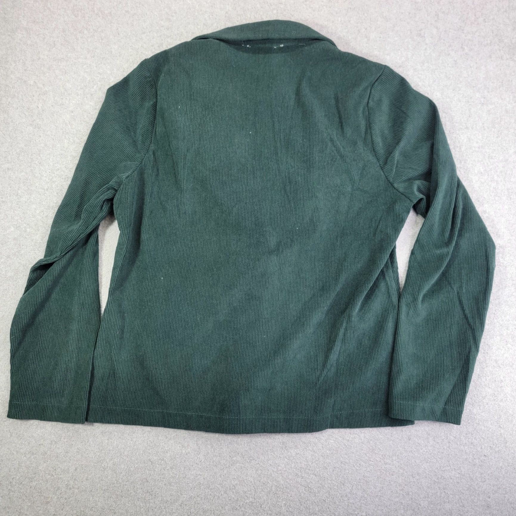Vintage Savanna Jane Harper Jacket Medium Corduroy Green Blazer One Button Preppy Womens M Size M / US 6-8 / IT 42-44 - 7 Thumbnail
