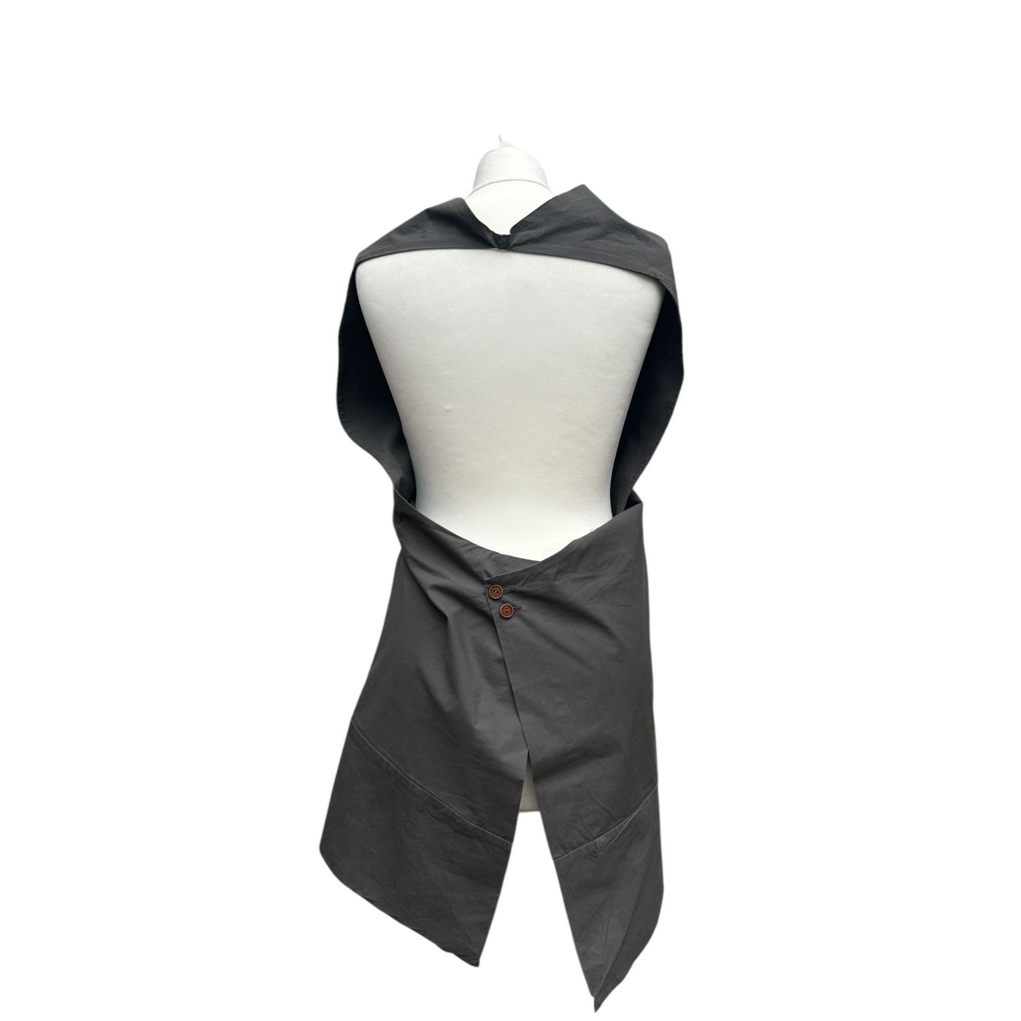 Rick Owens Dark Dust Grey Apron Size S / US 4 / IT 40 - 2 Thumbnail